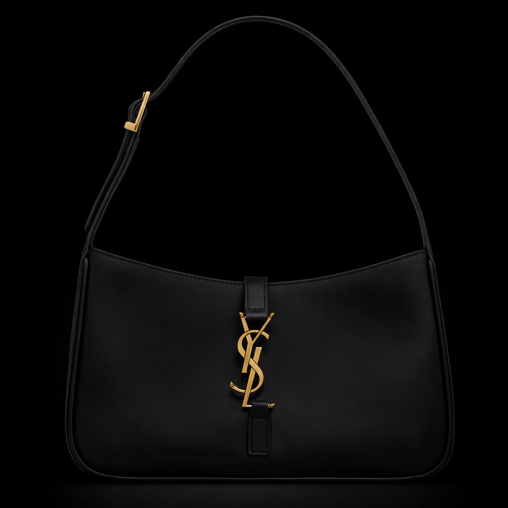 SAINT LAURENT – Borsa a Spalla Le 5 à 7 Nero